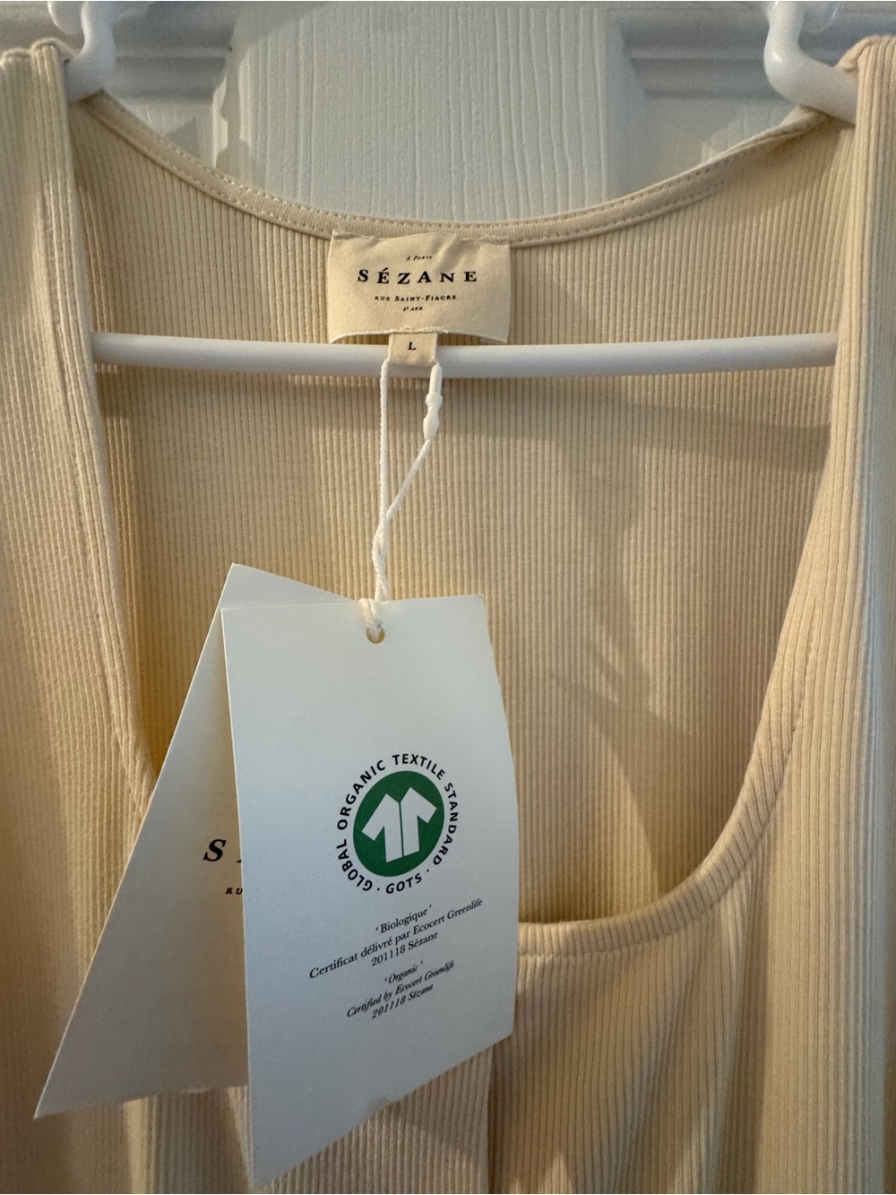 Sezane Fabiola Size Large Maxi Dress NWT - Picture 4 of 5